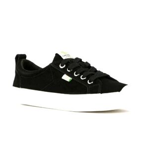 NIB Cariuma OCA Low‎ Black Suede Sneaker Skater Unisex  7.5 W 6M
